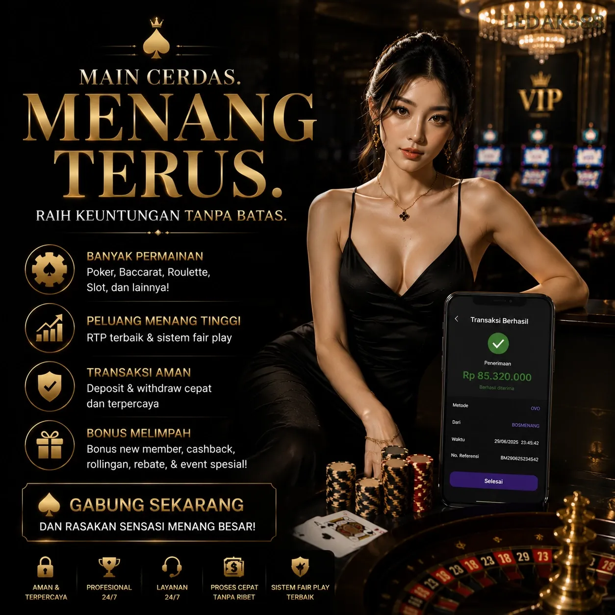 Ikon aplikasi ledak388 resmi